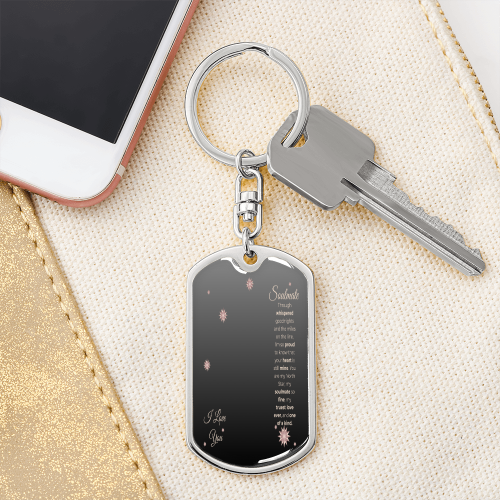 Truckers Soulmate Gifts - Customized Keepsake Whisper Keychain