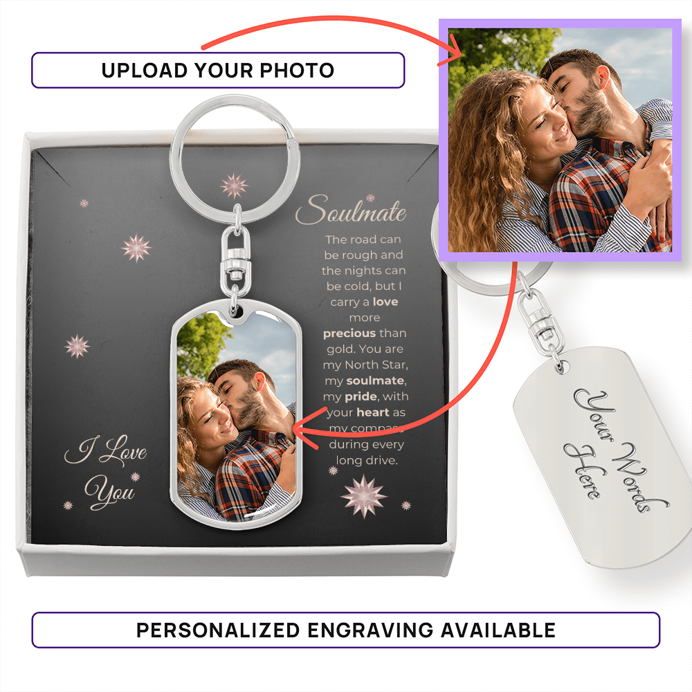 Truckers Soulmate Gifts - Customized Keepsake Precious Keychain