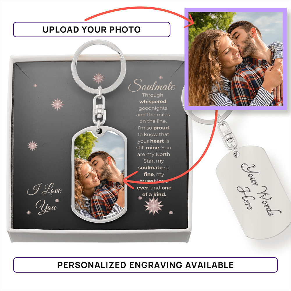 Truckers Soulmate Gifts - Customized Keepsake Whisper Keychain
