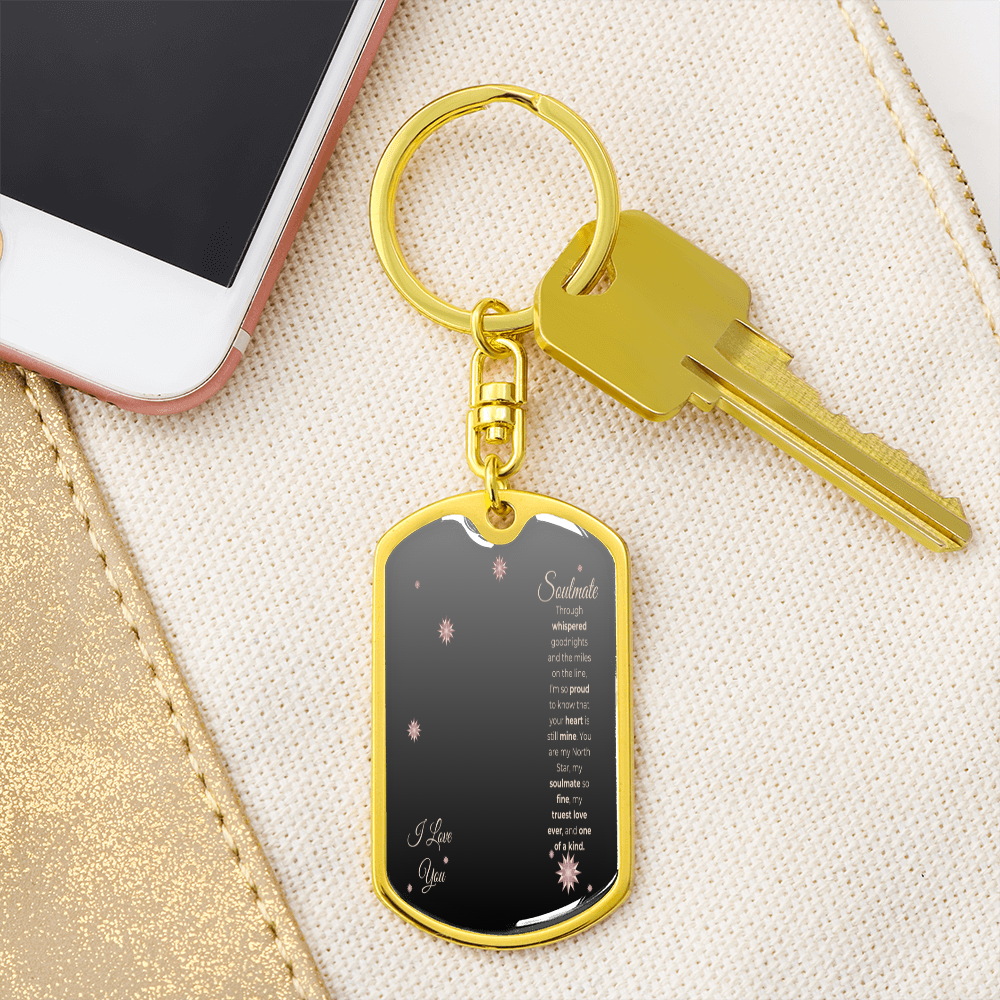 Truckers Soulmate Gifts - Customized Keepsake Whisper Keychain