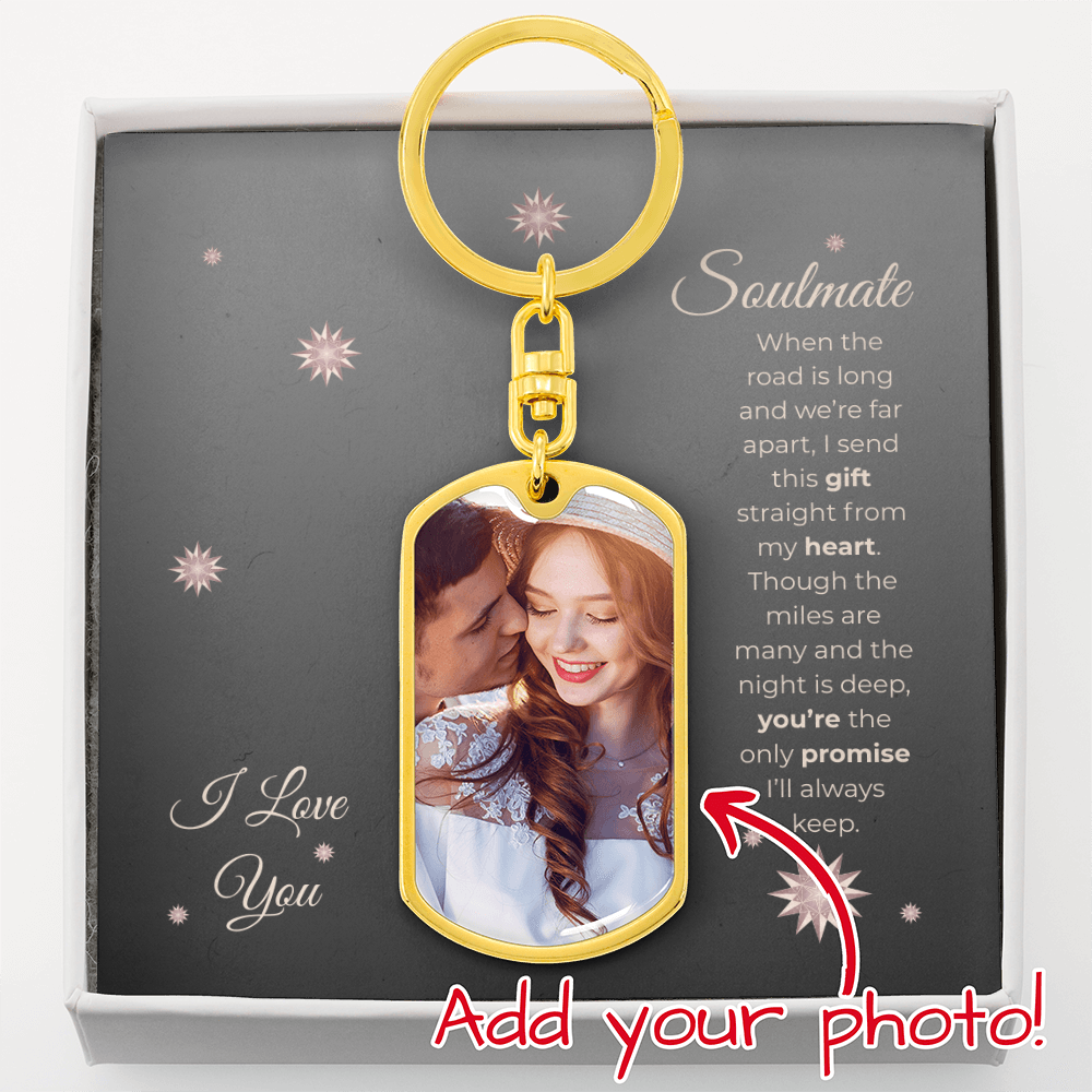 Truckers Soulmate Gifts - Customized Keepsake Promise Keychain