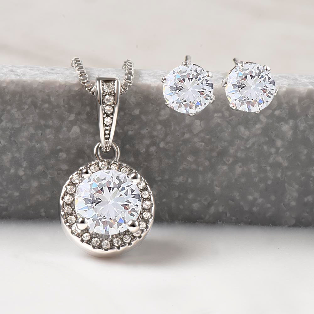 Truckers Wife Gifts - Eternal Dream Necklace & Earring Set