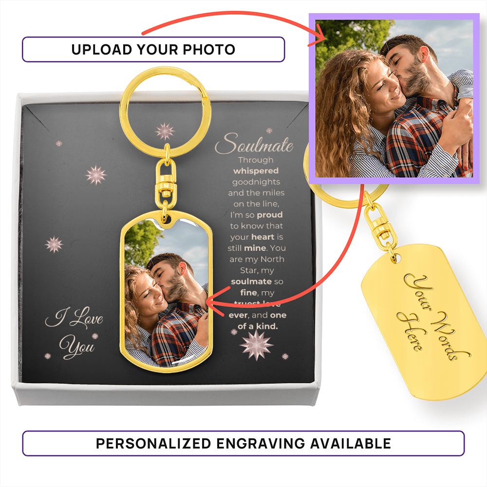 Truckers Soulmate Gifts - Customized Keepsake Whisper Keychain