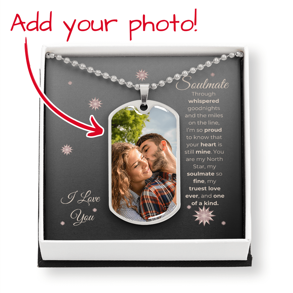 Truckers Soulmate Gifts - Customized Whisper Dog Tag Necklace